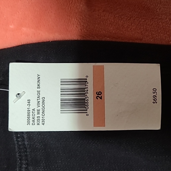 Jessica Simpson Kiss Me Vintage Black Jeans Size 26 - Picture 5 of 13